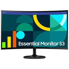 Samsung 27 in Essential S3 S36CG Series FHD 1800R Curved Monitor 100Hz Game picture
