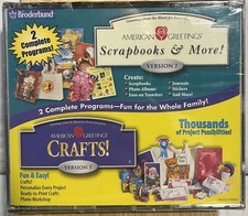 2 Programs - American Greetings (Crafts 7.0 and Scrapbooks & More 7.0)  picture