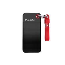 Verbatim Pocket SSD USB 3.2 Gen 2 2TB Black/Red picture