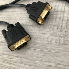 Super VGA (SVGA) M/F Monitor Cable (Gold Plated), 6ft, NOS picture