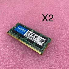 Crucial 4GB DDR3L-1600 Laptop Memory Ram CT51264BF160B.M16FKD - Lot of 2 picture