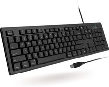 Macally Full Size Wired Mac Keyboard - Compatible with All Macs black picture
