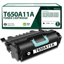 T650A11A Toner Cartridge Black with Chip for T650 T652 T654 picture