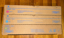 Konica Minolta Genuine/Original TN610 Cyan Magenta Yellow Laser Toner Set picture