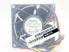 1PCS Nidec 8038 V80E12BHA5-57 12V 0.6A PWM High-Airflow Case Heater Fan picture