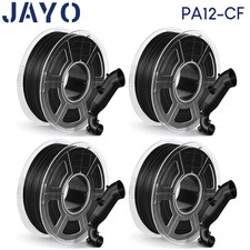 JAYO 4*1KG Black PA12-CF Nylon Carbon Fiber Filament 1.75mm Superior Toughness picture