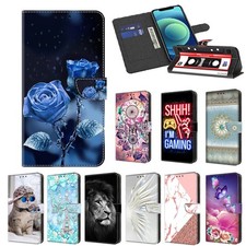 Tape Cat Butterfly Flower Wallet Cover Case For Motorola E20 E30 G62 G71 G73 G60 picture