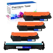 3PK CF217A 17A Toner+1PK CF219A Drum For HP LaserJet Pro M102a M102w,MFP M130fw picture