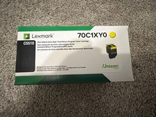 Genuine Sealed Lexmark 70C1XY0 Yellow Toner Cartridge 701XY CS510 Brand New picture
