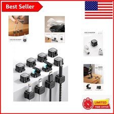 Smooth Magnetic Cable Clips - 12 Pack for Stylish Wire Management Anywhere picture