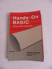 Vintage 1983 Hands-on Basic for the Atari 400/800/1200XL By Herbert Peckham picture