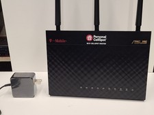 T-Mobile Asus Dual-Band Wireless Router No. TM-AC1900 with Adapter - Works Good picture
