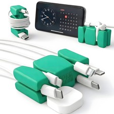 CordBrick Steel Weighted Cord Holder, Cord Wrap & Phone Organizer, 2pk picture