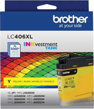 New Genuine Brother LC406XL Yellow Ink Cartridges MFC-J4345DW XL picture