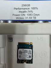 Kioxia 256GB M.2 2230 NVMe PCIe SSD (KBG40ZNS256G / DP/N 0FWJTG) - Tested picture