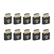10pcs 4K HDMI Dummy Plug Display Emulator Virtual Monitor Headless Adapter 1080P picture