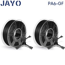 JAYO 2*1KG Black PA6-GF Nylon Glass Fiber Filament 1.75mm Tough Impact Resistant picture