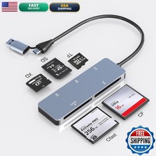 CFast Card Reader USB C 5Gbps CFast2.0 CFast/SD/Micro SD/XD/Compact Flash for picture