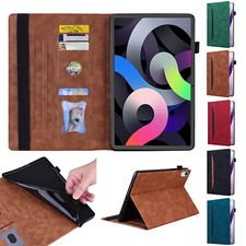 Plain Leather Flip Stand Card Slots Case Cover For iPad 10th Gen 10.9 inch 2022 picture