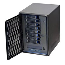 8 bay NAS case with hotswap mini-ITX. includes 270 watt power supply picture