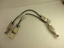 Lot of 2 Genuine Cisco STACK-T2-50CM - 3650 Switch Stacking Cable 800-40805-03 picture