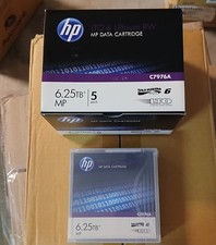 HPE C7976A LTO-6 Ultrium 6.25TB RW New Sealed LTO6 Data Tape Cartridge (5Tapes) picture
