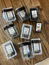 9 EMPTY (8 GENUINE) Canon Ink Cartridges - PG-245XL, CL-246XL, CL-246 virgin picture