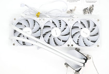 Cooler Master Elite 360mm ARGB White AIO Liquid CPU Cooler AM4 AM5 Open Box picture