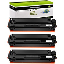 3PK Black CF500A 202A Toner fit for HP Color LaserJet Pro M254dn M254nw Printer picture
