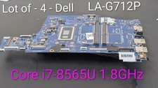 Lot of 4 - Dell Inspiron 3580 3480 3780 3583 Motherboard i7-8565U LA-G712P CTMPR picture
