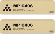 MPC406 MPC407 Black Ricoh MP C406 Black Toner | High Yield 2-Pack Printer ++++++ picture