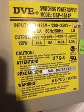DSP-1514P dve dsp 150W at power supply w/remote switch for case mount 150 watt picture