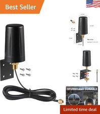 Compact Dual-Band 7dBi Outdoor WiFi Antenna - Ideal for Security Cameras & More picture