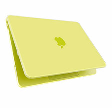 Soonjet MacBook Neo 13 Case A3404 2026 Hard Shell Cover Citrus Clear picture