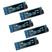 5 Pcs 0.91 Inch I2C IIC OLED Display Module OLED Screen DC 3.3V~5V with Ardui... picture