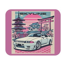 Skyline R32 Mouse Pad JDM Drift Car Japanese Sunset Retro Gaming Mat picture