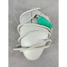 Vintage MG-203 PS00A 3-Button Wired Ball Mouse PS/2 Connector Beige Retro PC picture