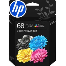 HP 68 Black/Tri-Color Ink Cartridges (2-Pack) | Works with Envy 6100e, 6500e Ser picture