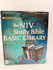 NIV Study Bible Basic Library Macintosh CD-ROM Accordance Compatible New Sealed picture