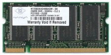 Laptop memory, nt256d64sh8bagm-6k 256mb ddr-333mhz-cl2.5 pc2700s-25330, sps-355 picture