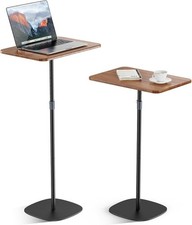 Portable Laptop Floor Stand, Bedside/Sofa Table with Height Adjustable 18''~48'' picture