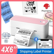 Phomemo 241BT 4x6 Bluetooth Shipping Label Printer or Thermal Address Label Lot picture