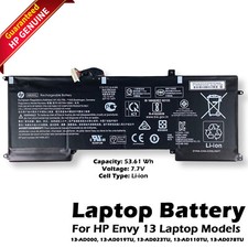 High quality  HP 921408-2C1   53.61Wh 7.7V 4Cells Laptop Battery for HP ENVY. picture