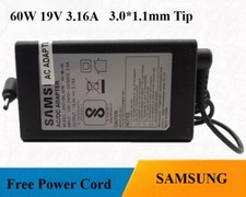 Original Samsung 19V 3.16A 60W Adapter AD-6019R ADP-60ZH D N17908 3.0mm Charger picture