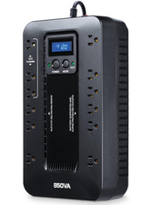 UPS 850VA/510W con 12 tomas, protección eléctrica y modo ECO compacto, Nuevo picture