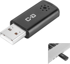 Mini USB Microphone for Laptop & Desktop, Plug-And-Play picture