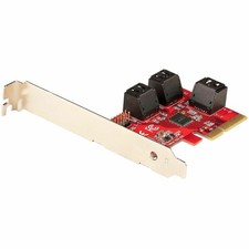 StarTech 6 Port PCIe SATA Expansion Card 6Gbps 6P6GPCIESATACARD picture