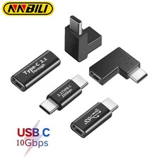 NNBILI Right Angle 90 Degree USB 3.1 Type C Adapter Female To Male Converter 10 picture