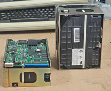 Rare Retro Vintage Lot 2x Clean HP 1.3GB SE MFM Hard Disk Drives 97560 w/Cage picture