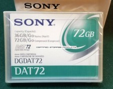 NEW 1/PK Sony DGDAT72 DDS-5 4mm 170M 36GB/72GB DAT72 Data Tape Cartridge 64034 picture